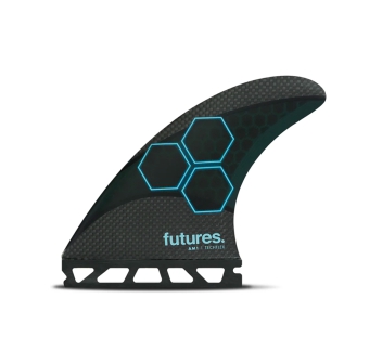 FUTURES FINS AM1 THRUSTER TECHFLEX BLUE CYAN MEDIUM