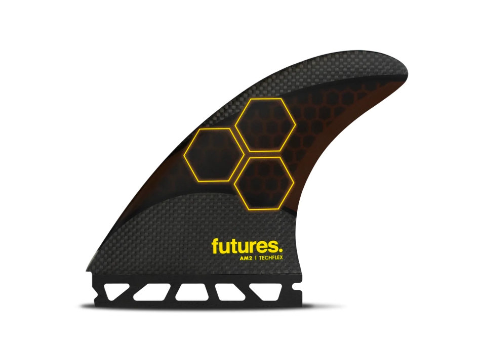 FUTURES FINS AM2 THRUSTER TECHFLEX ORANGE RED