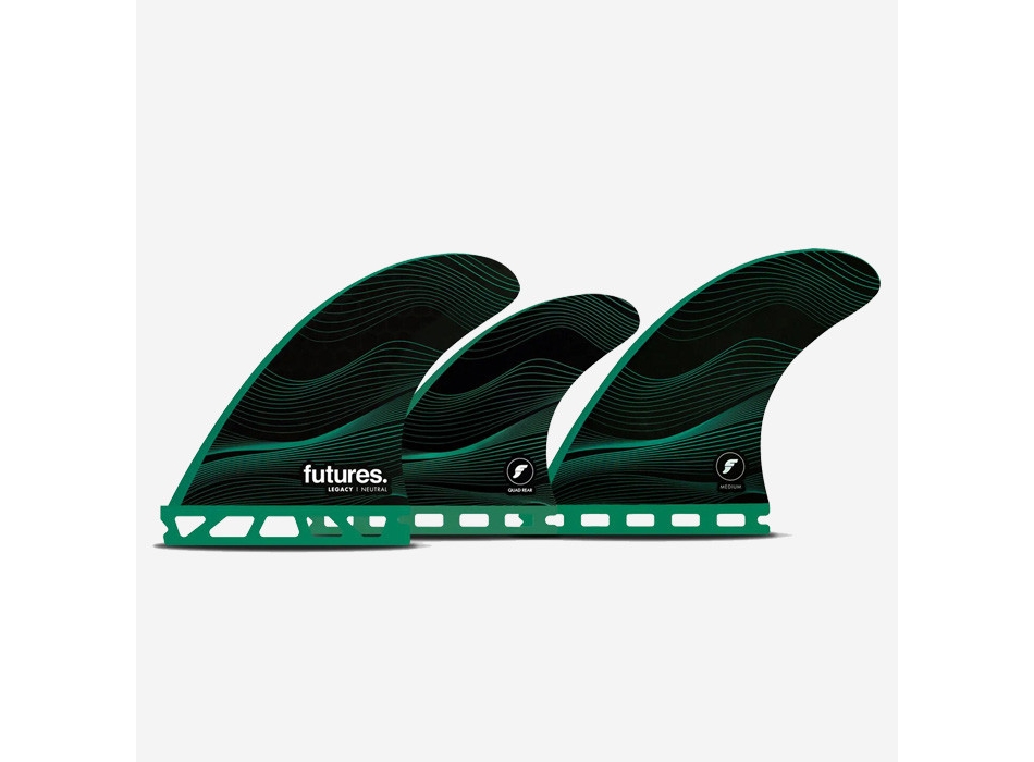 FUTURES FINS F6 HC LEGACY TRI/QUAD 5 FINS SET MEDIUM