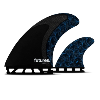 FUTURES FINS RASTA TWIN+1 HONEYCOMB/CARBON