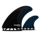 FUTURES FINS RASTA TWIN+1 HONEYCOMB/CARBON