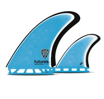 FUTURES FINS TP TIMMY TWIN+1 HONEYCOMB BLACK/TEAL