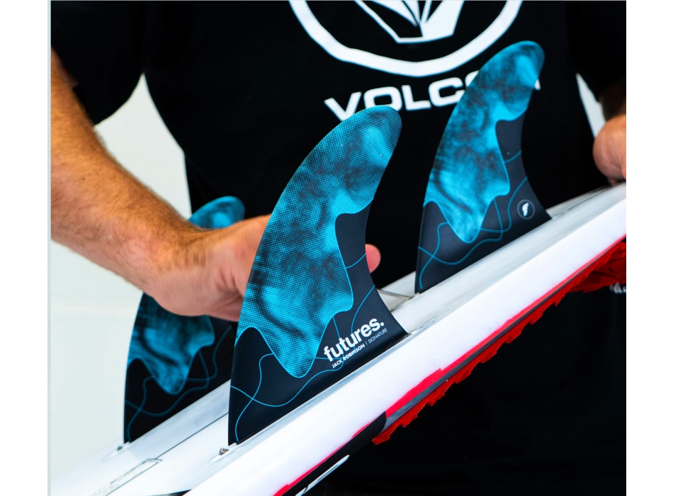 FUTURES FINS JACK ROBINSON HONEYCOMB AQUA THRUSTER LARGE
