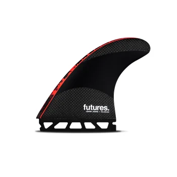FUTURES FINS JJ-2 TECHFLEX THRUSTER LARGE NEON RED