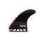 FUTURES FINS JJF-2 JOHN JOHN FLORENCE TECHFLEX THRUSTER LARGE DIGI RED