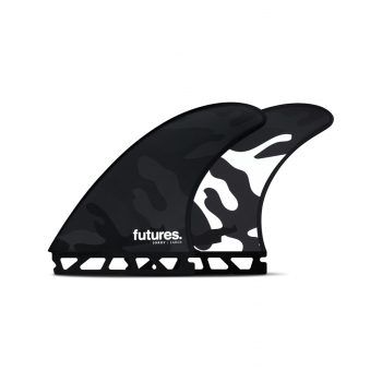 FUTURES FINS JORDY SMITH HONEYCOMB THRUSTER LARGE BLACK WHITE CAMO