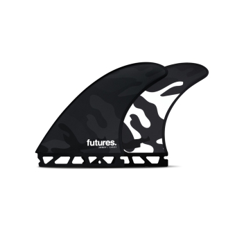 FUTURES FINS JORDY SMITH HONEYCOMB THRUSTER LARGE BLACK WHITE CAMO