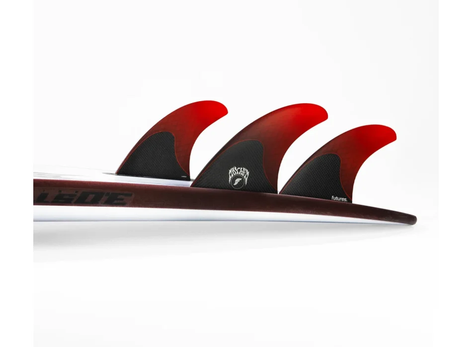 FUTURES MAYHEM LOST RTM HEX LARGE THRUSTER RED