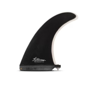 FUTURES PERFORMANCE 7" LONGBOARD FIN SOLID BLACK GREY