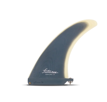 FUTURES PERFORMANCE 7" LONGBOARD FIN SOLID BLACK GREY