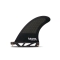 FUTURES F6 HONEYCOMB SINGLE FIN US BOX CENTRAL FIN SMOKE BLACK