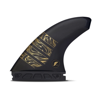 FUTURES FINS 3/2 VECTOR ALPHA THRUSTER CARBON GOLD MEDIUM