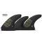 FUTURES FINS VECTOR 3/2 ALPHA 5-FIN SCIMITAR CARBON GOLD MEDIUM