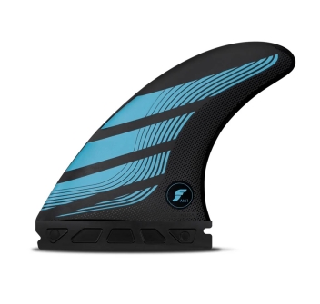 FUTURES FINS AM1 THRUSTER CARBON BLUE MEDIUM