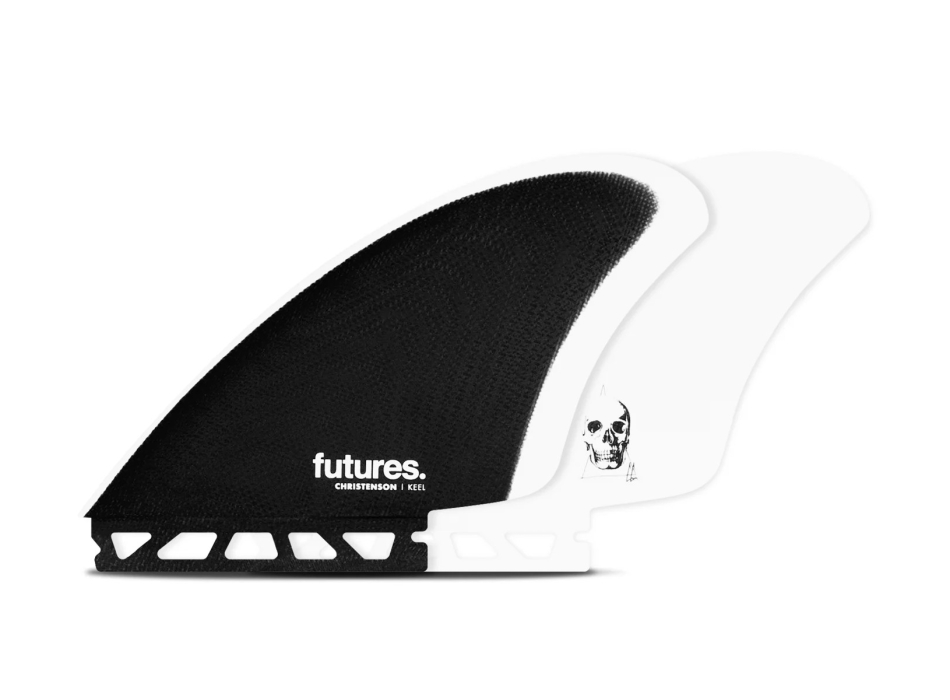 FUTURES CHRISTENSON KEEL FIN WHITE BROWN