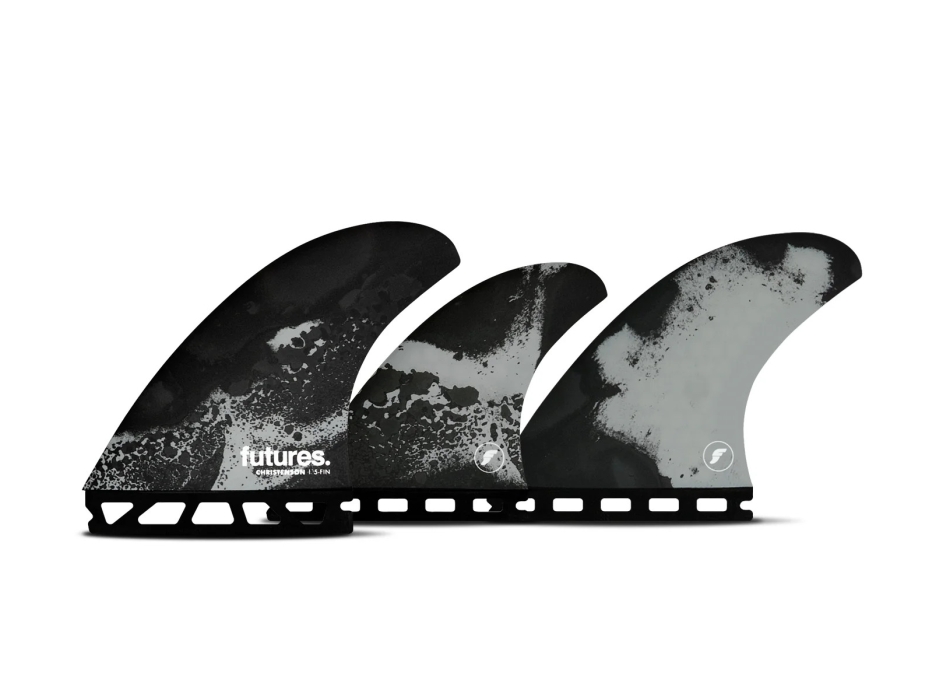FUTURES CHRISTENSON TWIN FINS WHITE BLACK