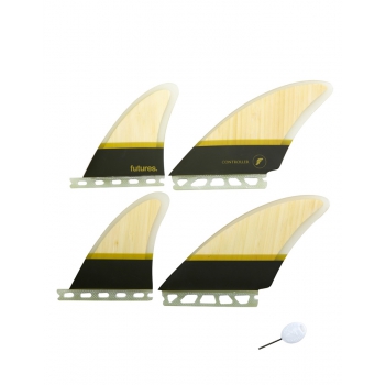 FUTURES FINS CONTROLLER QUAD BAMBOO