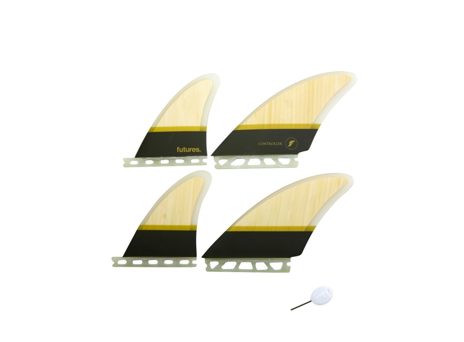 FUTURES FINS CONTROLLER QUAD BAMBOO