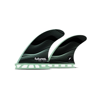 FUTURES FINS F6 HC LEGACY QUAD SET SMALL GREEN