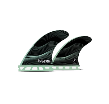 FUTURES FINS F6 HC LEGACY QUAD SET SMALL GREEN