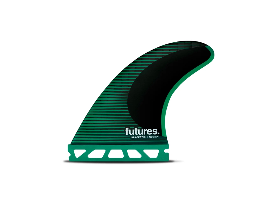 FUTURES PINNE F6 BLACKSTIX TRI FIN SET MEDIUM