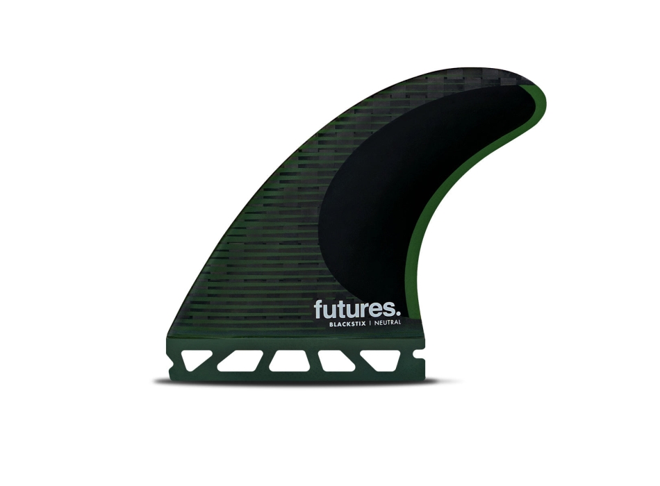 FUTURES FINS F8 BLACKSTIX THRUSTER LARGE GREEN