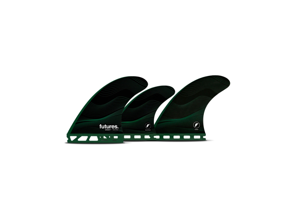 FUTURES FINS F8 HC LEGACY LARGE TRI/QUAD 5 FINS LARGE
