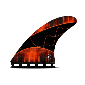 FUTURES FINS JACK ROBINSON TECHFLEX ORANGE THRUSTER LARGE