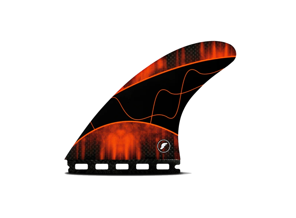 FUTURES FINS JACK ROBINSON TECHFLEX ORANGE THRUSTER LARGE