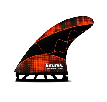 FUTURES FINS JACK ROBINSON TECHFLEX ORANGE THRUSTER LARGE