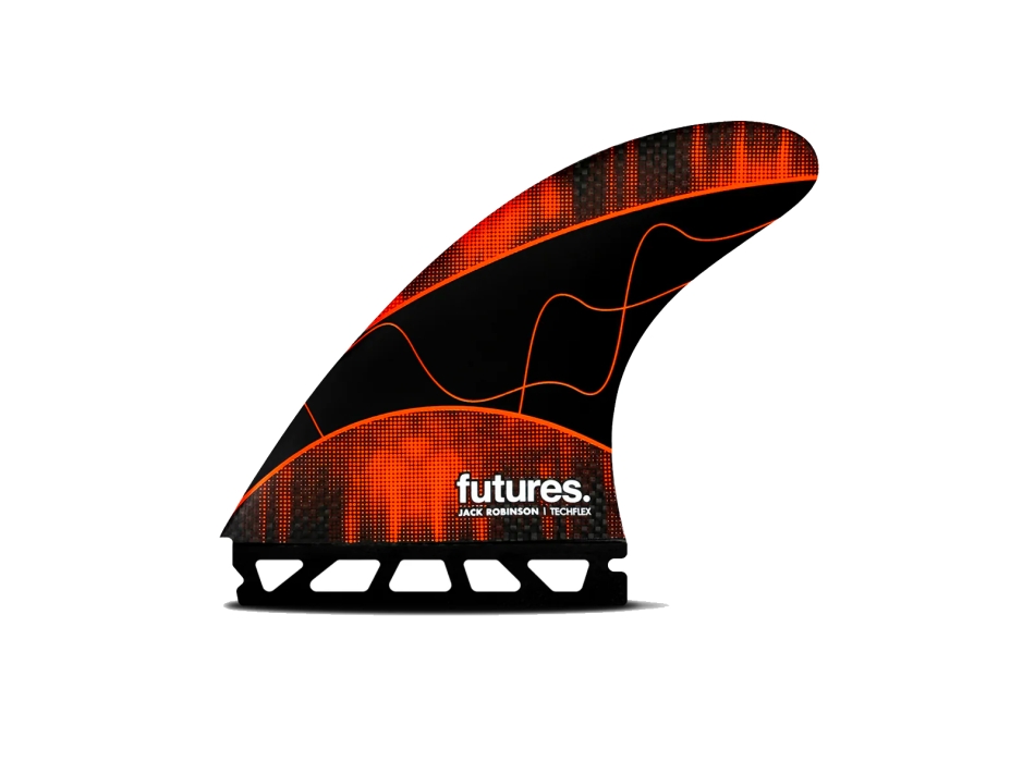 FUTURES FINS JACK ROBINSON TECHFLEX ORANGE THRUSTER LARGE
