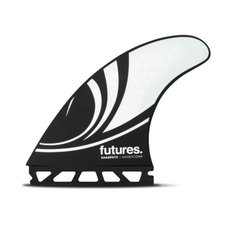 FUTURES FINS SHARP EYE THRUSTER MEDIUM BLACK WHITE