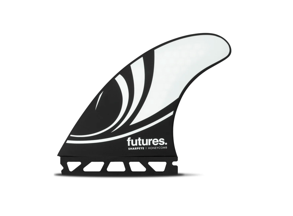 FUTURES FINS SHARP EYE THRUSTER MEDIUM BLACK WHITE