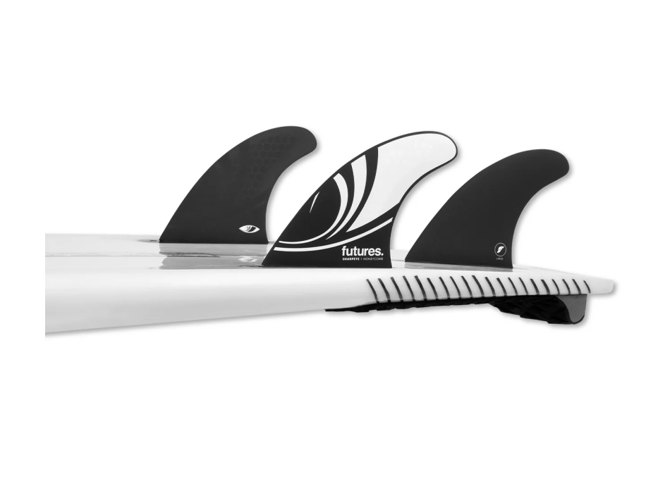 FUTURES FINS SHARP EYE THRUSTER MEDIUM BLACK WHITE