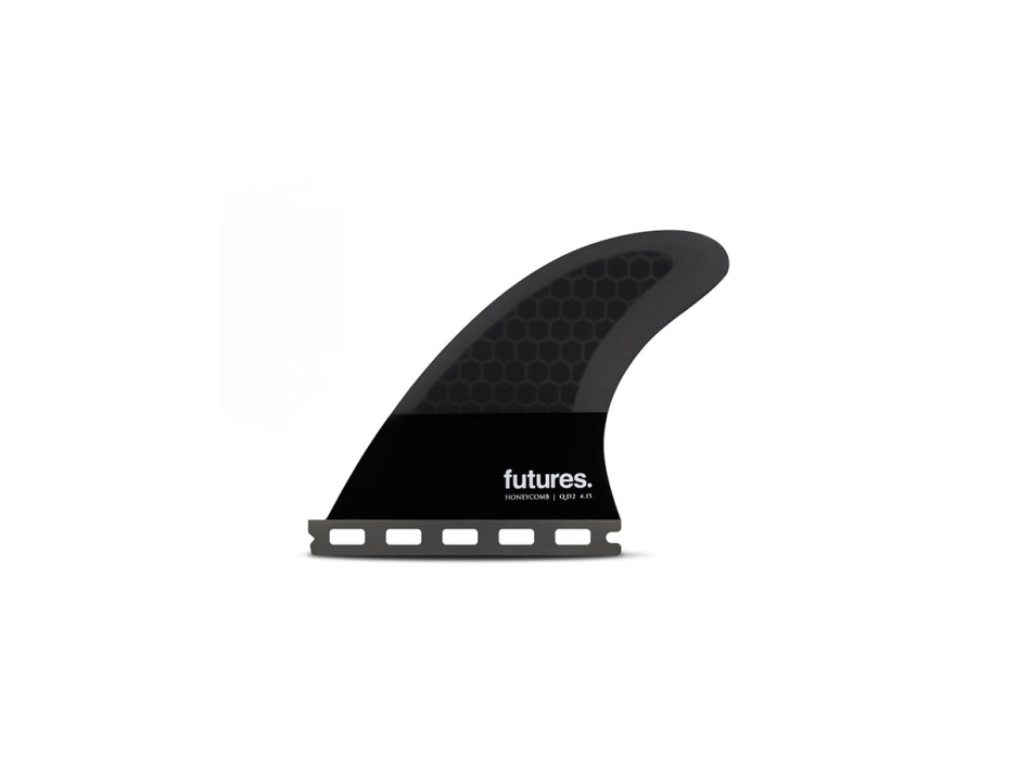 FUTURES QD2 4.15 FINS HONEYCOMB FLAT FOIL REAR QUAD