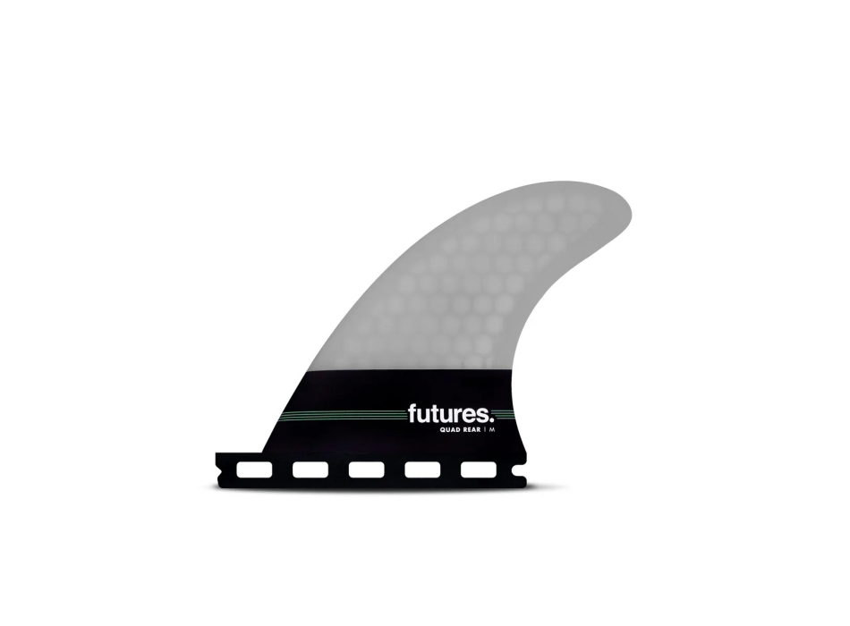 FUTURES QD2 4.15 FINS HONEYCOMB FLAT FOIL REAR QUAD