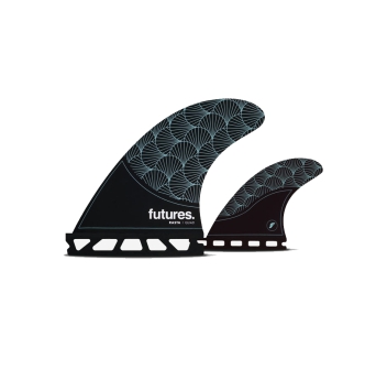 FUTURES FINS RASTA QUAD BLACK/BAMBOO FIN SET