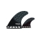 FUTURES FINS RASTA QUAD BLACK TEAL FIN SET