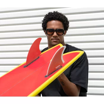 FUTURES FINS RASTA KEEL TWIN BLACK PURPLE