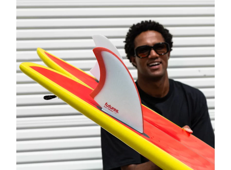 FUTURES FINS RASTA KEEL TWIN BLACK PURPLE