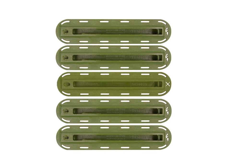 FUTURES FIVE SET FIN BOX ARMY GREEN