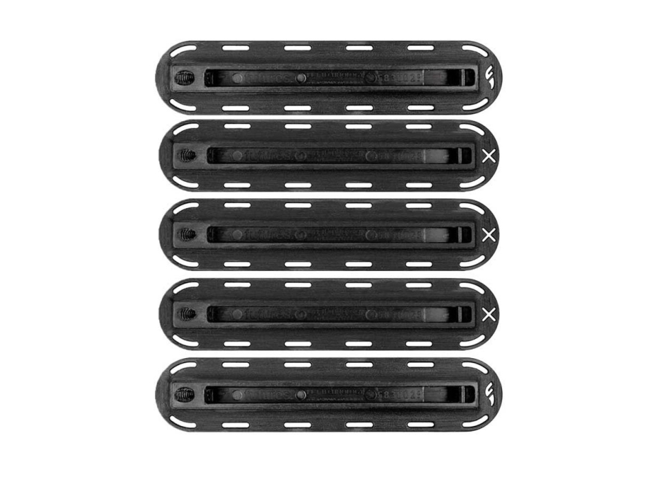 FUTURES FIVE SET FIN BOX BLACK