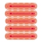 FUTURES FIVE SET FIN BOX NEON ORANGE