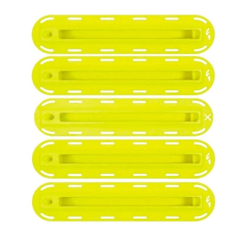 FUTURES FIVE SET FIN BOX NEON YELLOW