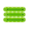 FUTURES THRUSTER SET FIN BOX LIME GREEN