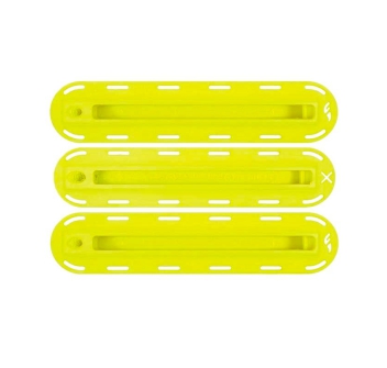 FUTURES THRUSTER SET FIN BOX NEON YELLOW