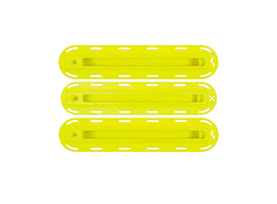 FUTURES THRUSTER SET FIN BOX NEON YELLOW