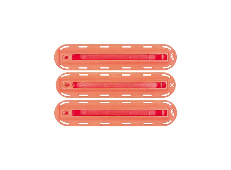 FUTURES THRUSTER SET FIN BOX ORANGE