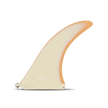 FUTURES ZACK FLORES 9.5 ORANGE CREAM LONGBOARD FIN