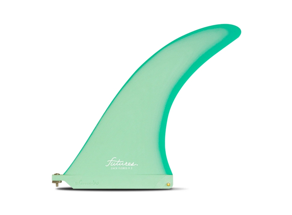 FUTURES ZACK FLORES 9.5 LONGBOARD FIN MINT GREEN